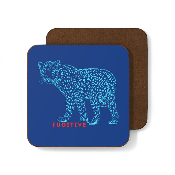 Fugitive Tiger Hardboard Coaster - Vibrant Drinkware Accessory for Wild Spirit Enthusiasts