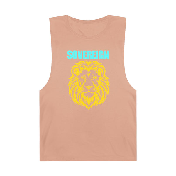 Sovereign Lion Unisex Tank Top - Bold Design for Summer Vibes