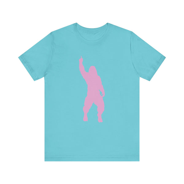 big foot turquoise tee