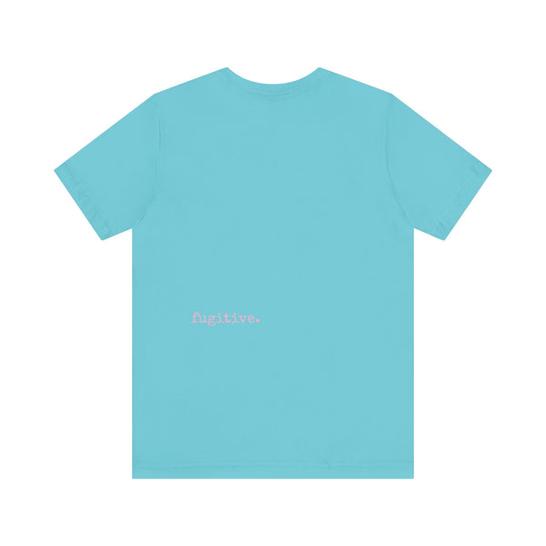 Fugitive Tees - Pink Big Foot Power Stance Front Print Graphic Tee