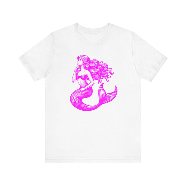 Vibrant Mermaid Graphic Tee - Unisex Jersey Short Sleeve
