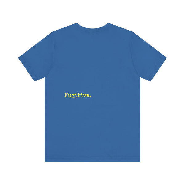 Neon Yellow Fugitive Skull Graphic Tee - Unisex Jersey Short Sleeve