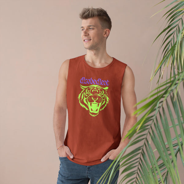 Disobedient Tiger Graphic Unisex Tank Top - Perfect for Summer Adventures