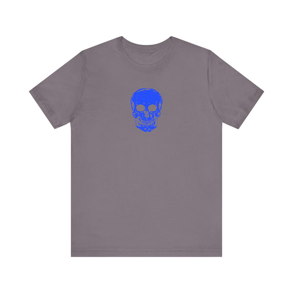 FUGITIVE TEES - NEON BLUE MINI SKULL TEE