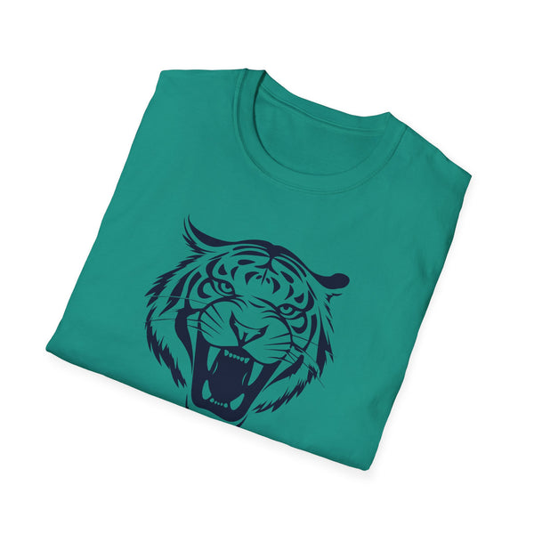 Unisex Navy Blue Tiger Graphic T-Shirt