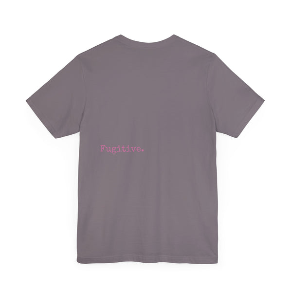 Pastel Pink Fugitive Tiger Unisex Tee - Bold Graphic T-Shirt for Statement Style