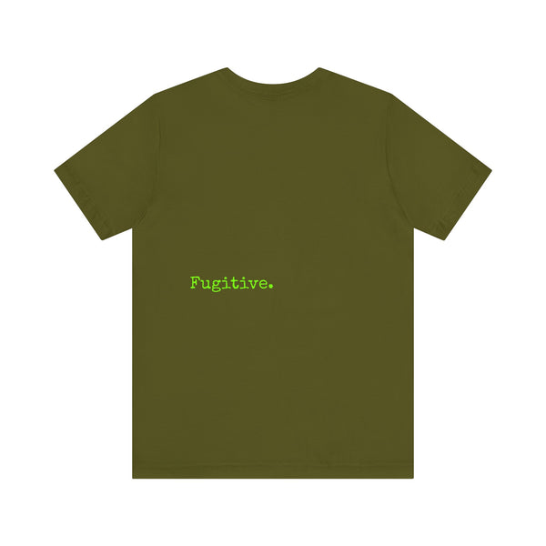 Lime Green Neon Skull Graphic Tee - Fugitive Statement Unisex Jersey Shirt