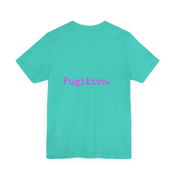 FUGITIVE TEES | NEON PINK MINI SKULL TEE