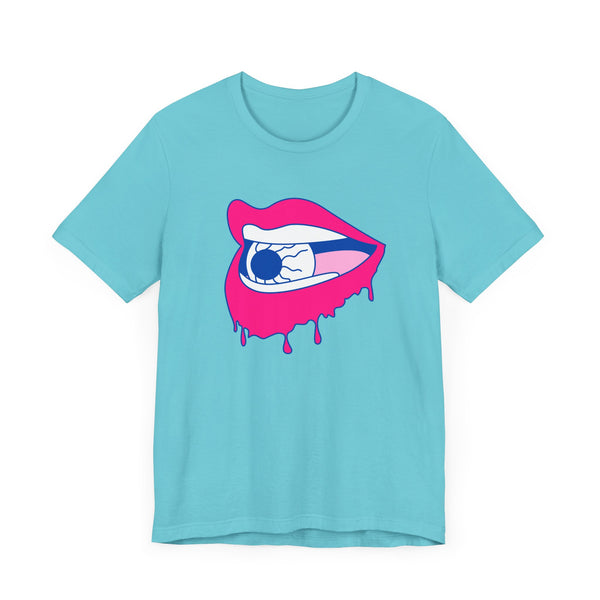 FUGITIVE TEES - Dripping Lip + Eyeball Tee
