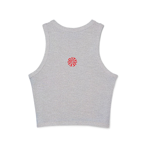 Disobedient Tiger Women's Micro Rib Racer Tank Top – Trendy Summer Apparel