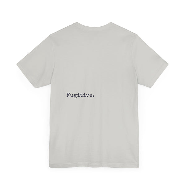 Dark Navy Blue Fugitive Tiger Graphic Tee - Unisex Jersey Short Sleeve Shirt