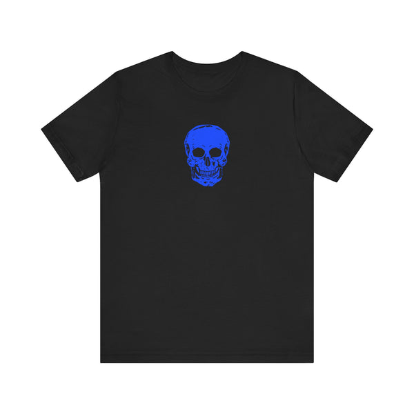 FUGITIVE TEES - NEON BLUE MINI SKULL TEE