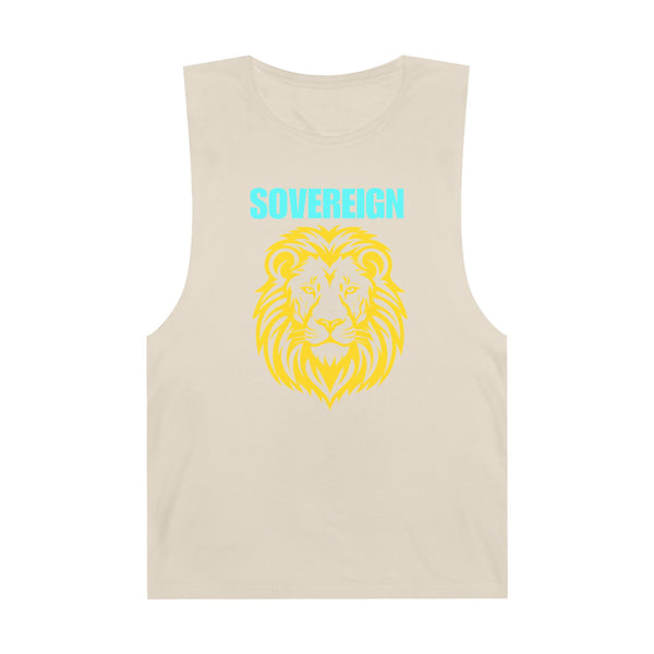 Sovereign Lion Unisex Tank Top - Bold Design for Summer Vibes