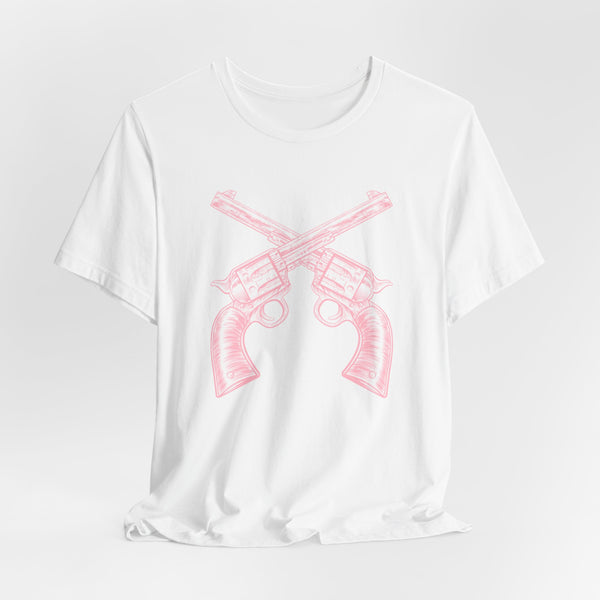 FUGITIVE TEES | COTTON CANDY HANDGUNS OUTLAW SHIRT