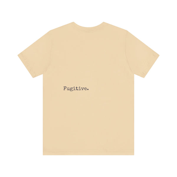 Dark Navy Blue Fugitive Tiger Graphic Tee - Unisex Jersey Short Sleeve Shirt