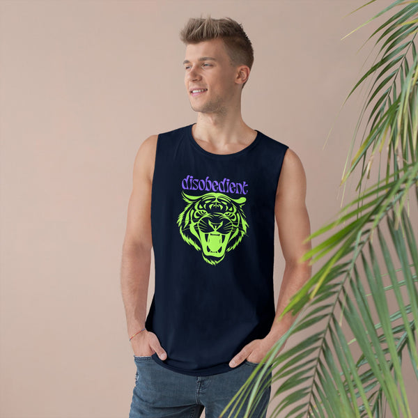 Disobedient Tiger Graphic Unisex Tank Top - Perfect for Summer Adventures