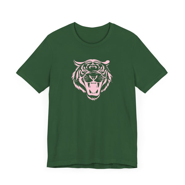 Fugitive Patel Pink Tiger Graphic Tee for Casual Style