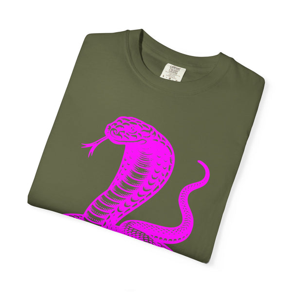 Fugitive Neon Magenta Cobra Graphic Unisex T-Shirt
