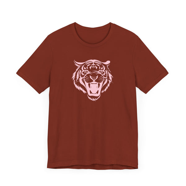 Fugitive Patel Pink Tiger Graphic Tee for Casual Style