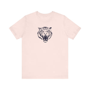 Navy Blue Tiger Spirit Unisex Tee - Fierce Tiger & Fugitive Graphic