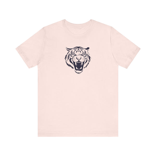 Navy Blue Tiger Spirit Unisex Tee - Fierce Tiger & Fugitive Graphic