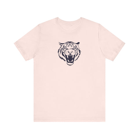 Navy Blue Tiger Spirit Unisex Tee - Fierce Tiger & Fugitive Graphic