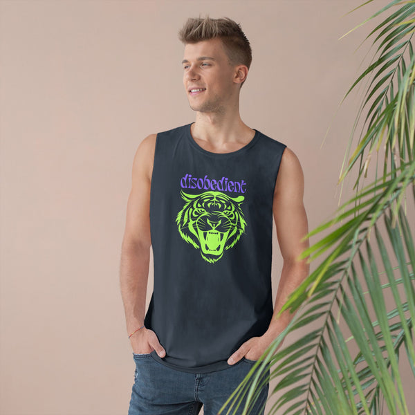Disobedient Tiger Graphic Unisex Tank Top - Perfect for Summer Adventures