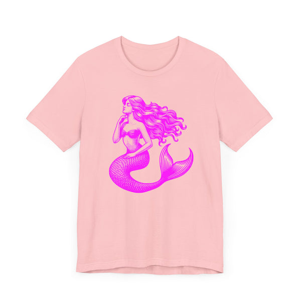 FUGITIVE TEES | HOT PINK SEA GODDESS MERMAID SIREN TEE