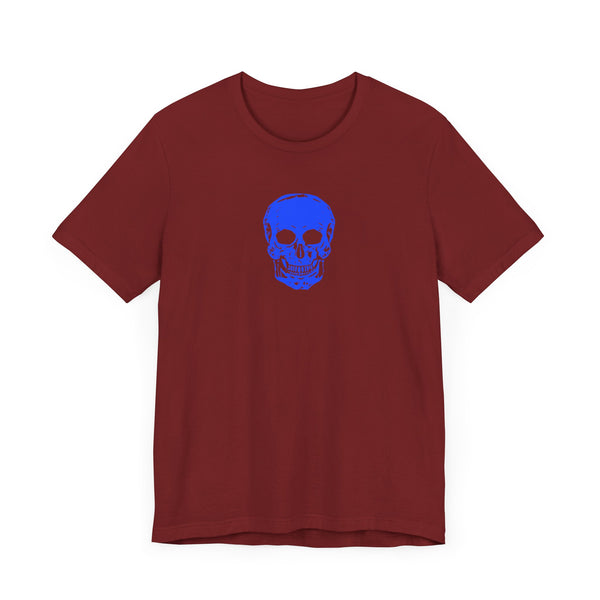 FUGITIVE TEES - NEON BLUE MINI SKULL TEE