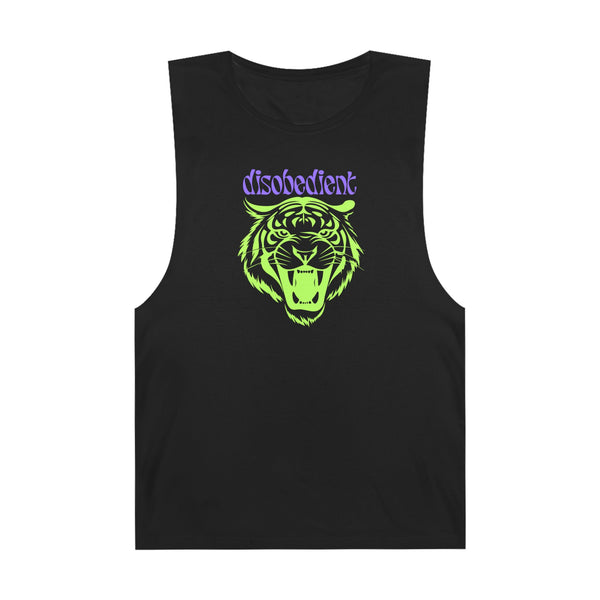 Disobedient Tiger Graphic Unisex Tank Top - Perfect for Summer Adventures