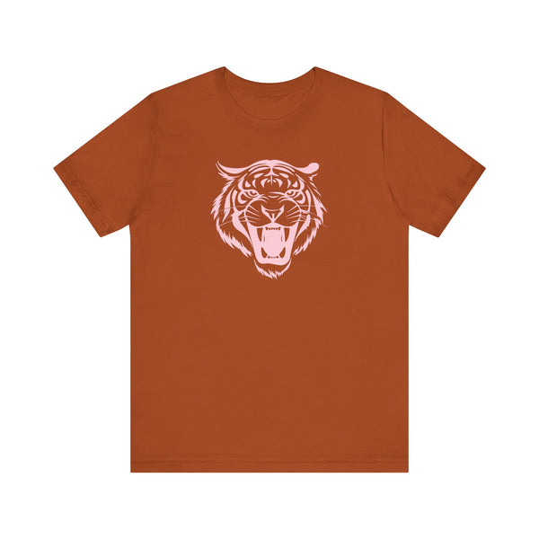 Patel Pink Fierce Tiger Graphic Tee - Unisex Jersey Short Sleeve Shirt