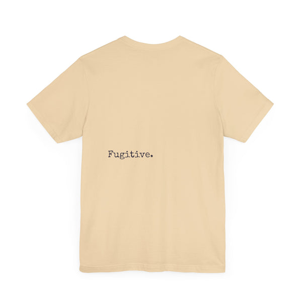 Dark Navy Blue Fugitive Tiger Graphic Tee - Unisex Jersey Short Sleeve Shirt
