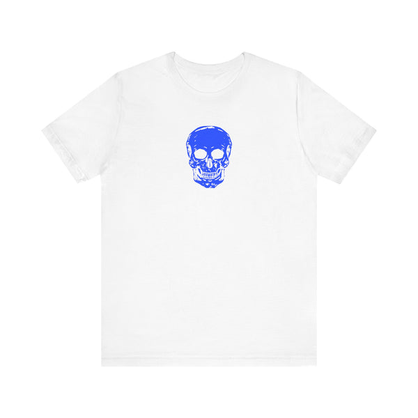 FUGITIVE TEES - NEON BLUE MINI SKULL TEE