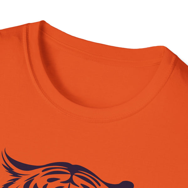 Unisex Navy Blue Tiger Graphic T-Shirt