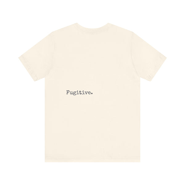 Dark Navy Blue Fugitive Tiger Graphic Tee - Unisex Jersey Short Sleeve Shirt