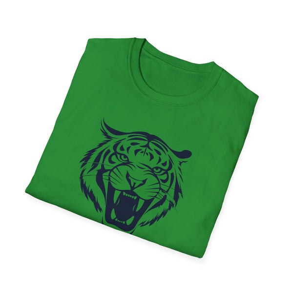 Unisex Navy Blue Tiger Graphic T-Shirt