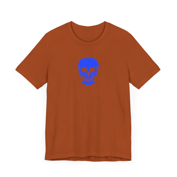 FUGITIVE TEES - NEON BLUE MINI SKULL TEE