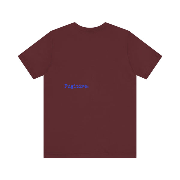 FUGITIVE TEES - NEON BLUE MINI SKULL TEE