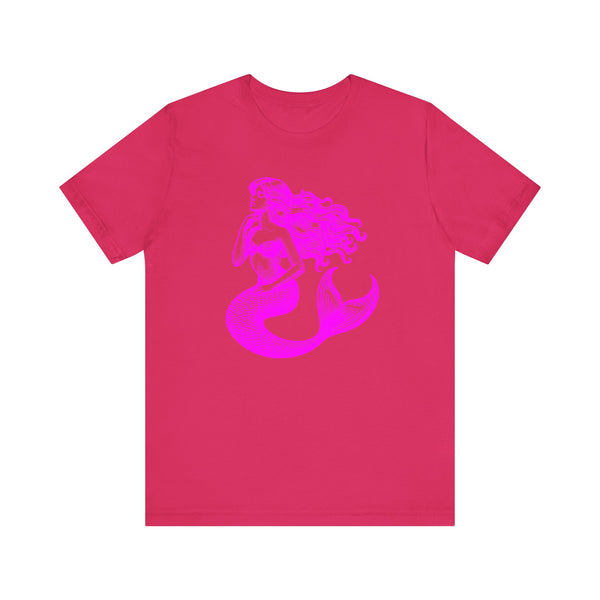 Vibrant Mermaid Graphic Tee - Unisex Jersey Short Sleeve