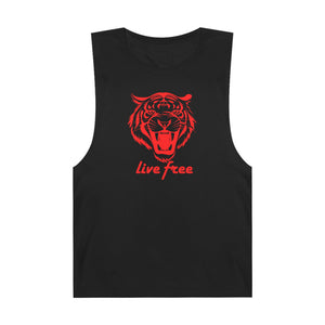 Live Free Unisex Tiger Tank Top