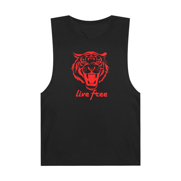 Live Free Unisex Tiger Tank Top
