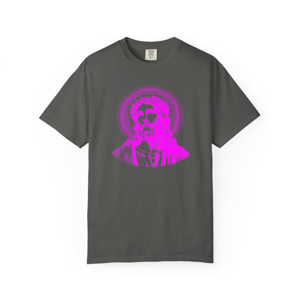 FUGITIVE TEES | SACRED NEON MAGENTA JESUS FREQUENCY TEE