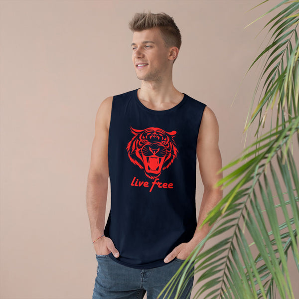 Live Free Unisex Tiger Tank Top