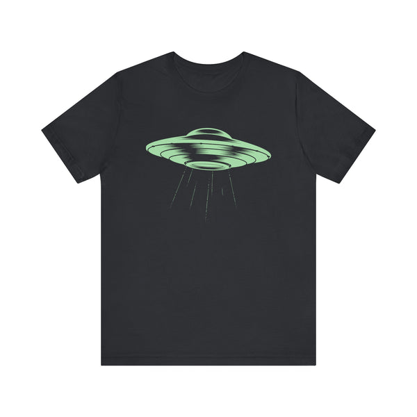 FUGITIVE TEES | CELADON GREEN SPACE SHIP SHIRT