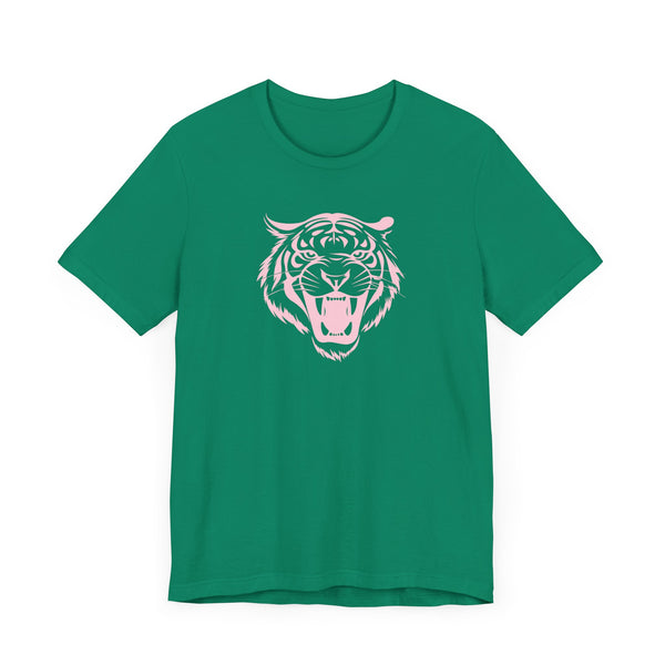 Fugitive Patel Pink Tiger Graphic Tee for Casual Style