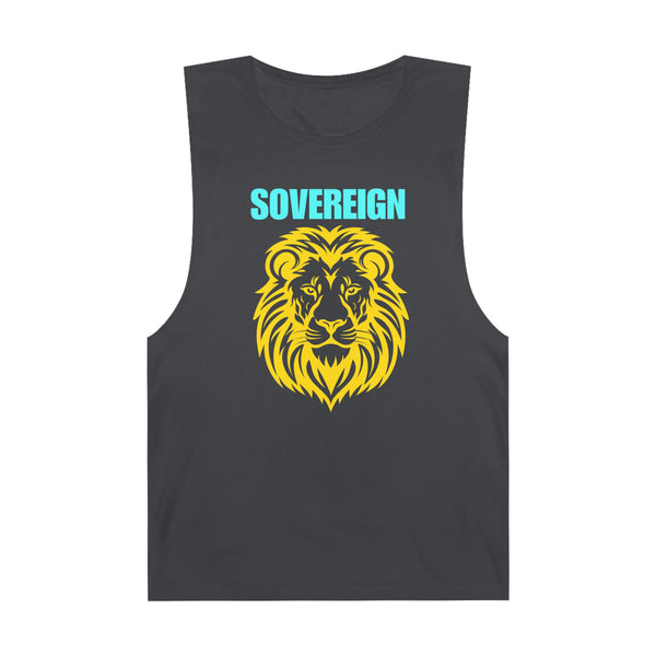 Sovereign Lion Unisex Tank Top - Bold Design for Summer Vibes