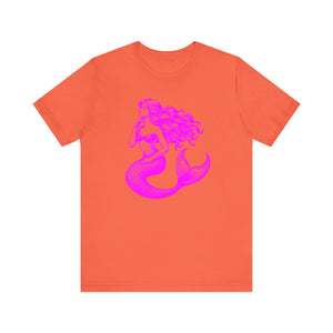 Vibrant Mermaid Graphic Tee - Unisex Jersey Short Sleeve