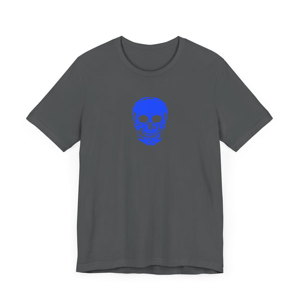 FUGITIVE TEES - NEON BLUE MINI SKULL TEE