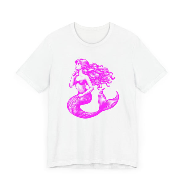 Vibrant Mermaid Graphic Tee - Unisex Jersey Short Sleeve