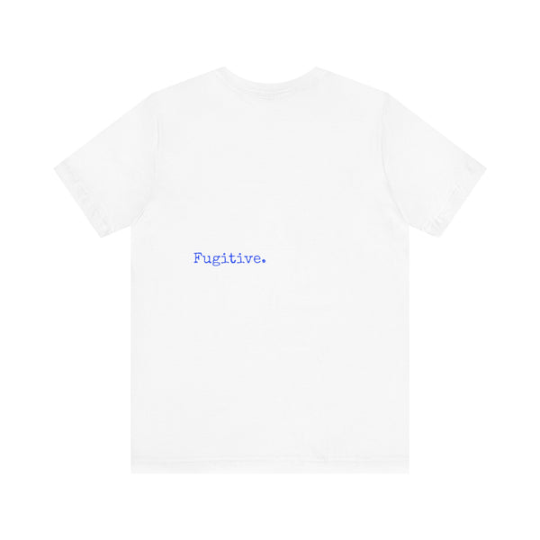 FUGITIVE TEES - NEON BLUE MINI SKULL TEE